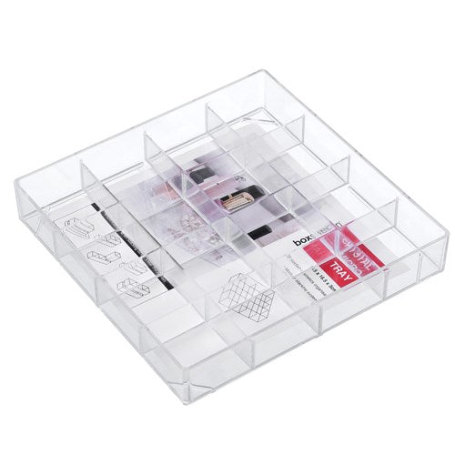 CRYSTAL MICRO TRAY 16 SECTION16.5X16.5X3CM