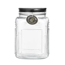 Load image into Gallery viewer, ASCOT GLASS JAR Black Screw Top Lid
