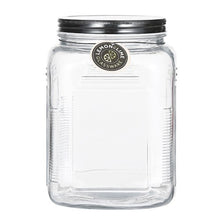 Load image into Gallery viewer, ASCOT GLASS JAR Black Screw Top Lid
