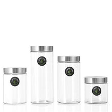 Load image into Gallery viewer, ALTO GLASS JAR S/STEEL LID
