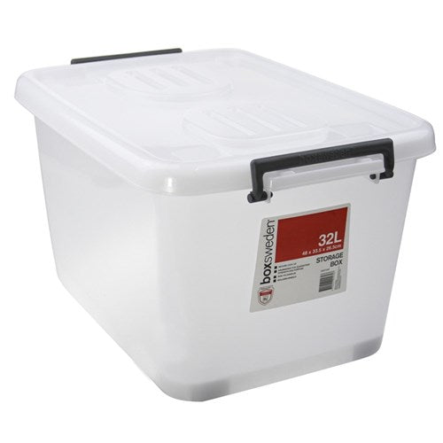 HEAVY DUTY STORAGE BOX 32L 48X33.5X26.5CM