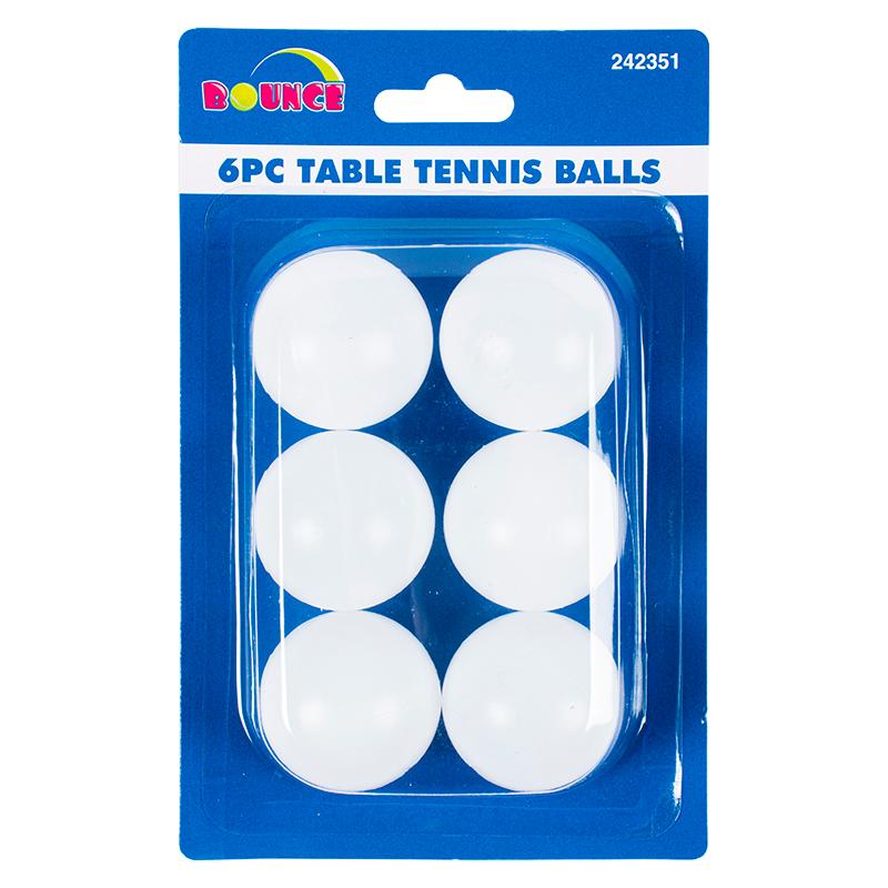 Table Tennis Balls 6pk