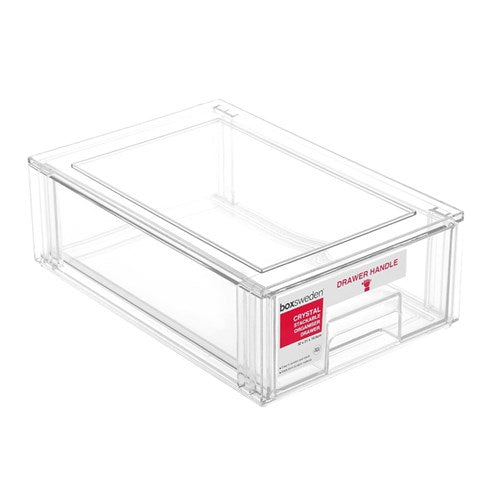 CRYSTAL STACKABLE ORGANISERDRAWER 32X21X10.5CM