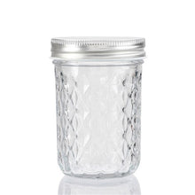 Load image into Gallery viewer, QUILTED GLASS CONSERVE JAR 3PK 220ML
