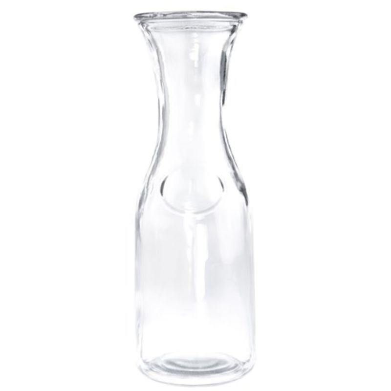 GLASS CARAFE 1L 27.5CM X 9.5CM