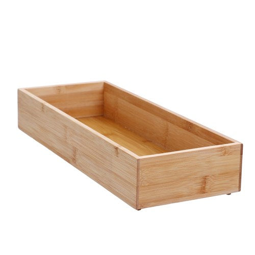 BAMBOO ORGANISATION TRAY 38X15X7CM