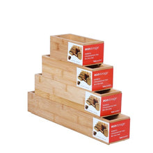 Load image into Gallery viewer, BAMBOO ORGANISATION TRAY 15X7.5X7CM
