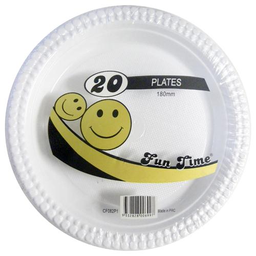 Plastic Plate 180mmPK20