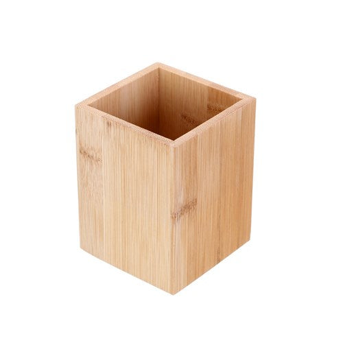 BAMBOO CUTLERY HOLDER 9X9X12CM