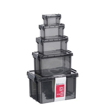 Load image into Gallery viewer, MINI STACKER BOX SET 5PC CHARCOAL
