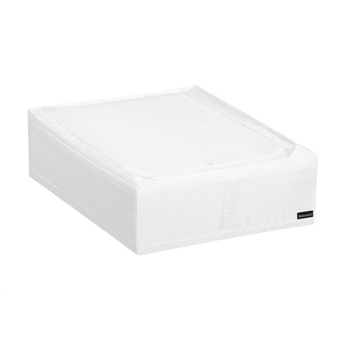 KLOSET STORAGE CHEST WITHZIPPER MED 55X44X19CM WHITE