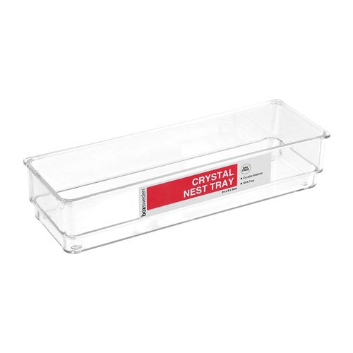 CRYSTAL NEST TRAY 24X8X5CM