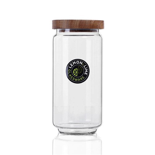 WOODEND GLASS CANISTER 1L9X9X19CM