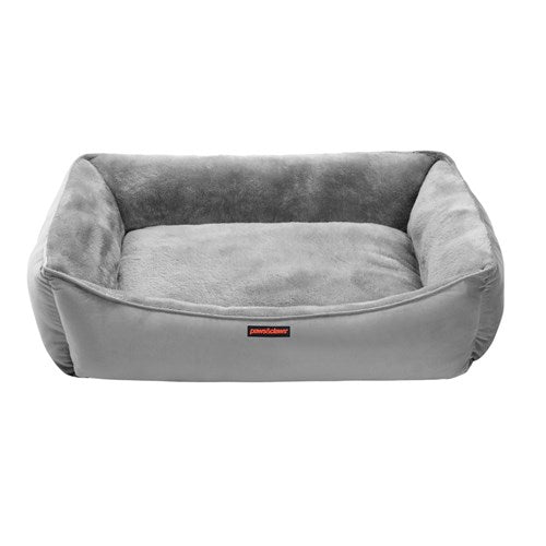 MOSCOW WALLED BED SILVER LGE 90X70X21CM