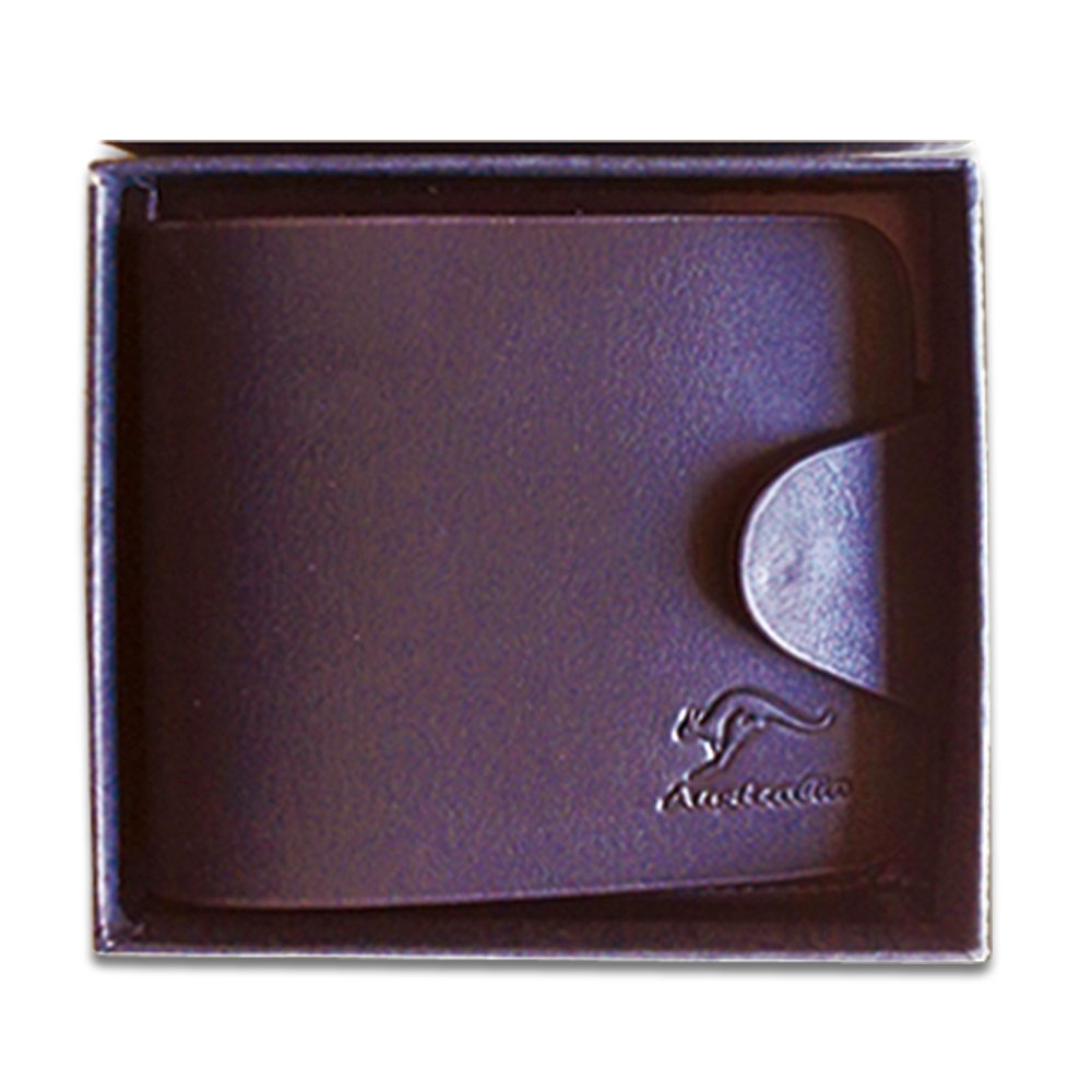 Men's wallet buckle - light brown