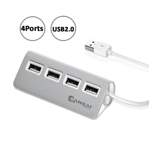 SANSAI 4 WAYS USB HUB-2.0