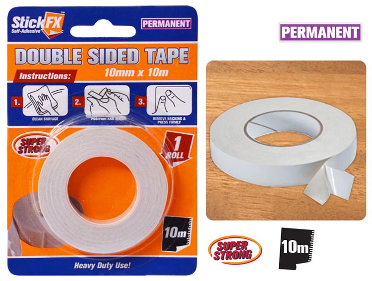 1roll Double Sided Tape 10mmx10M Clear