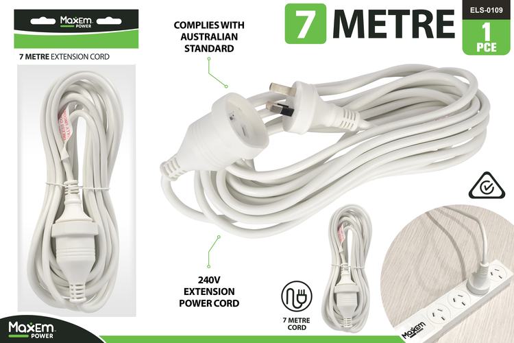 1pce Power Extension Cord-7 Meters