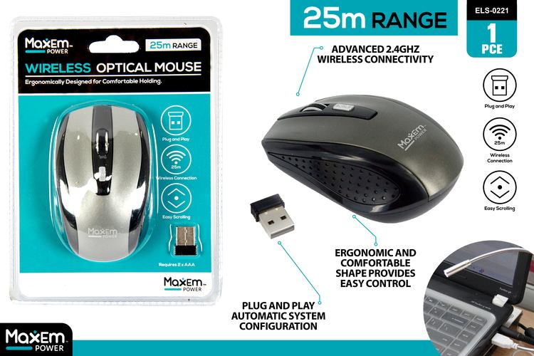 Wireless Optical Mouse USB