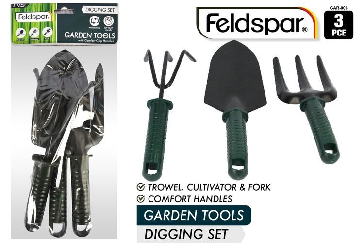 3pce Garden Tool Set-25cmL