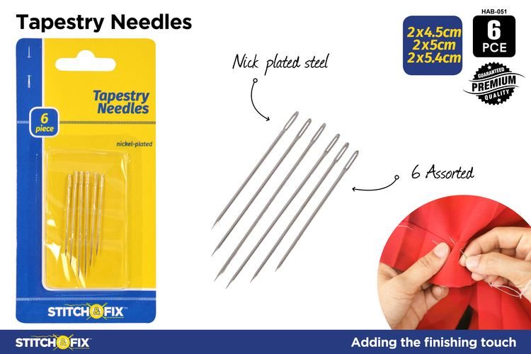 6pce Tapestry Needles Pack