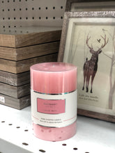 Load image into Gallery viewer, BABY PINK SCENTED PILLAR CANDLE —CHLOE ROSE
