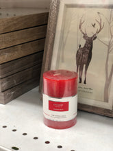 Load image into Gallery viewer, RED SCENTED PILLAR CANDLE —PASSION FRUIT
