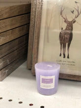 Load image into Gallery viewer, PURPLE SCENTED PILLAR CANDLE —LAVENDER CITRUS

