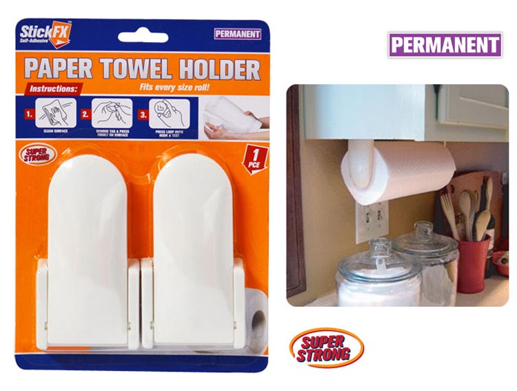 1pce Self-Adhesive Paper Towel Holder