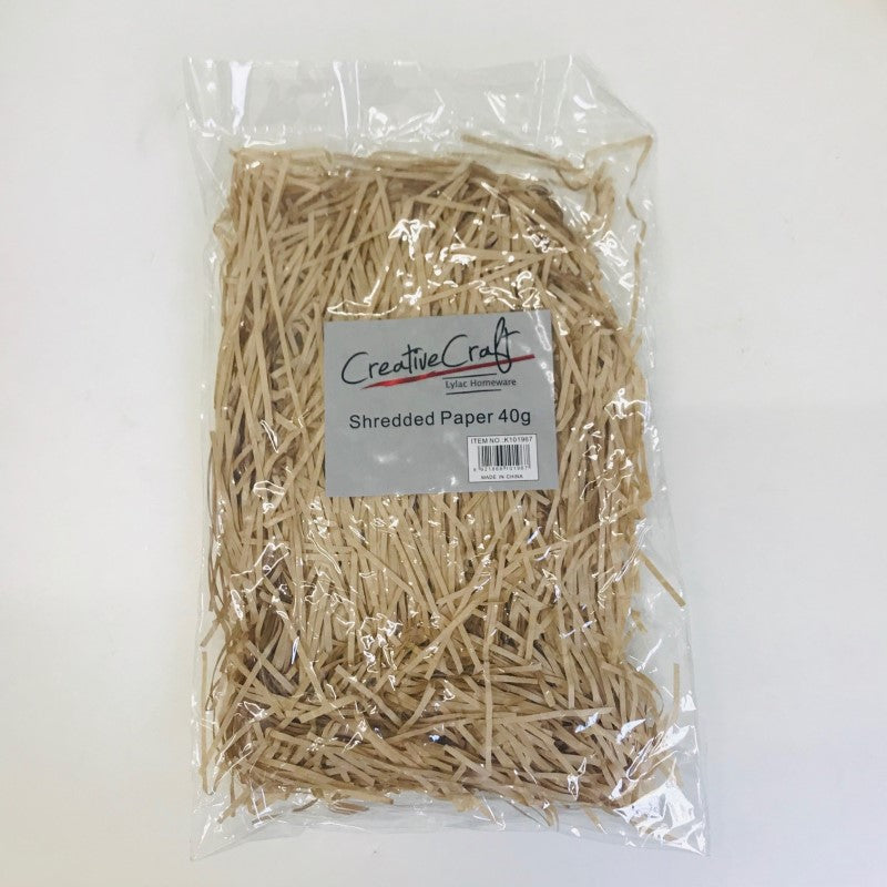 CRAFT SHRED PAPER 40G NATURAL