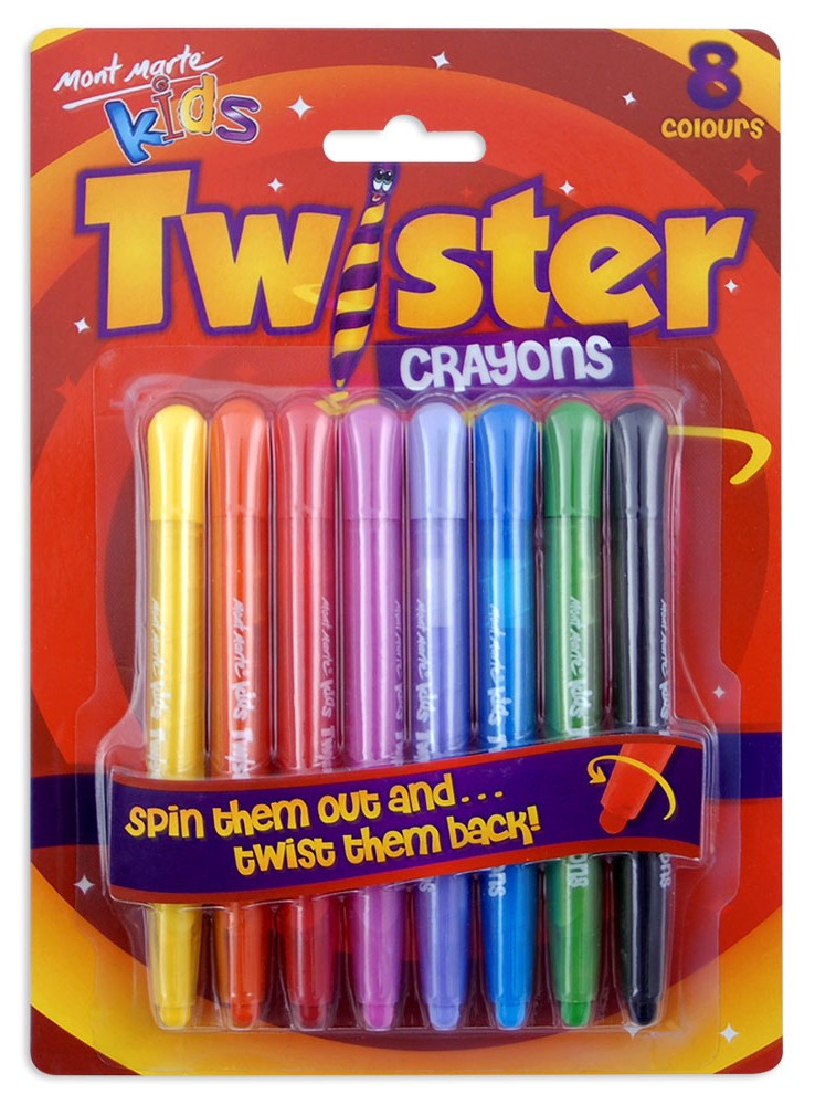MM Twister Crayons 8pc