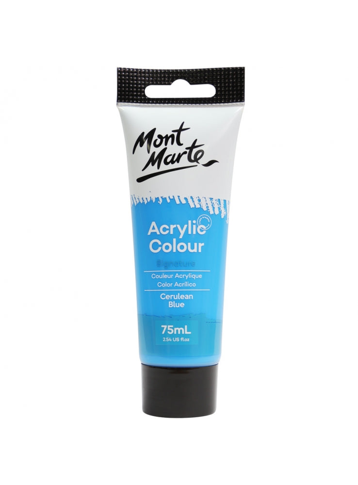 MM Acrylic Colour Paint 75ml - Cerulean Blue