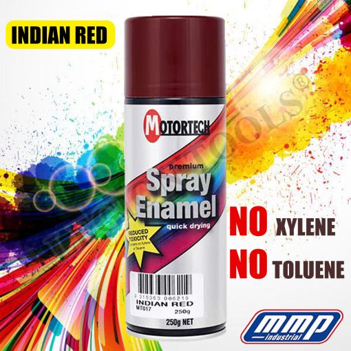 Motortech spray paint Indian Red