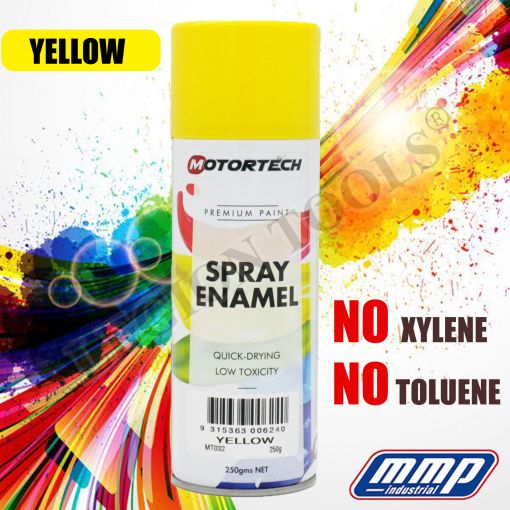 Motortech spray paint Gloss Yellow