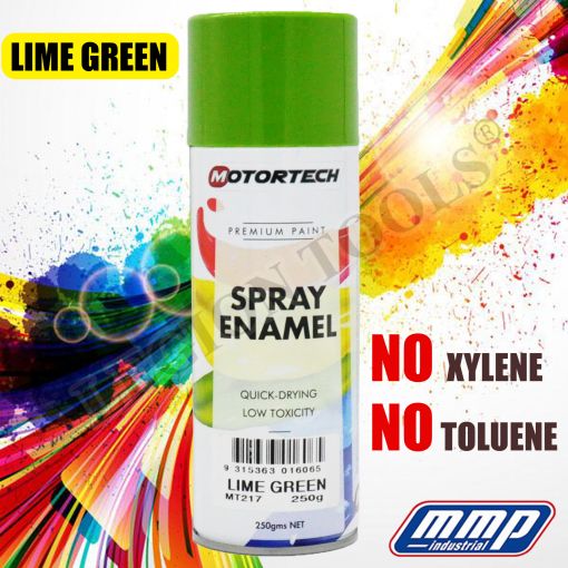 Motortech spray paint Lime green