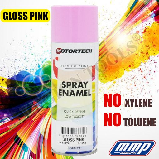 Motortech spray paint Gloss Pink