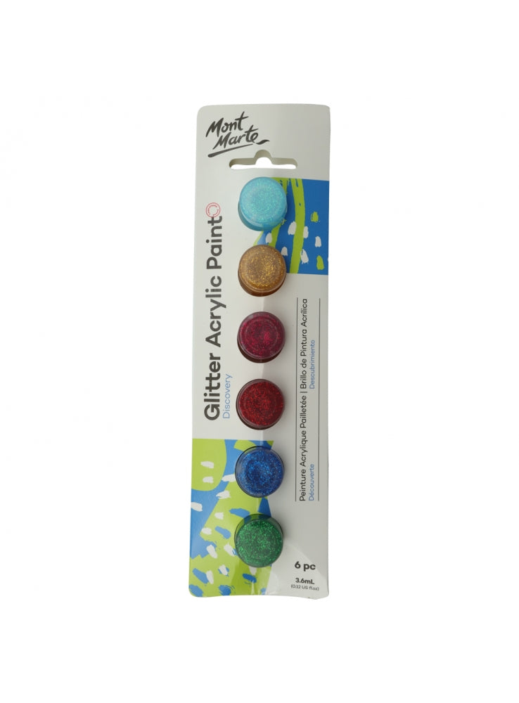 MM Glitter Paints 6pc x 3.6ml