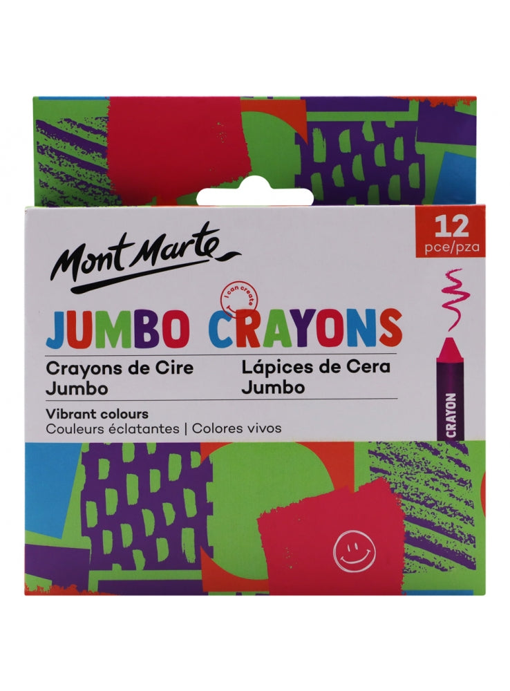 MM Jumbo Crayons 12pce
