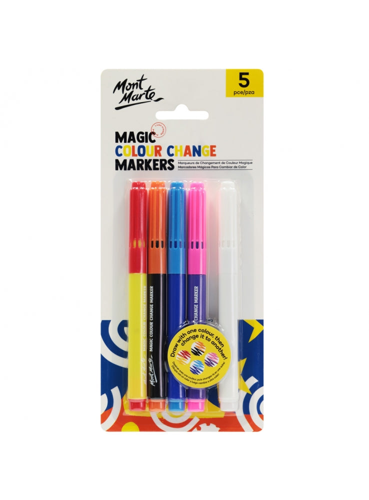 MM Magic Colour Change Markers 5pc