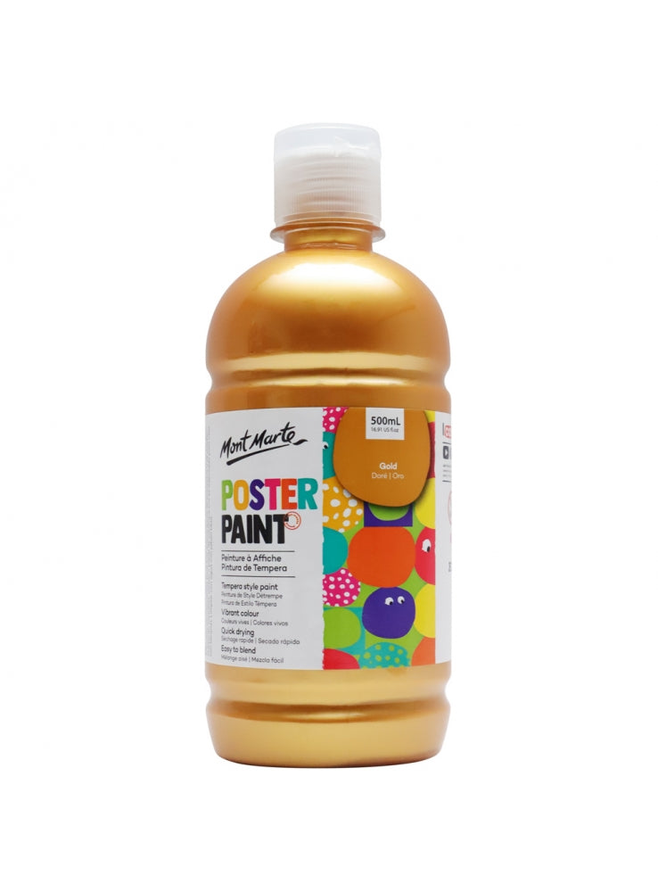 MM Poster Paint 500ml - Gold