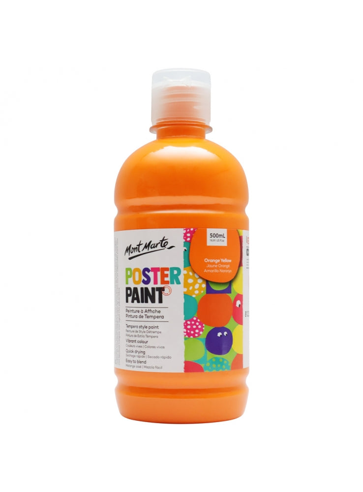 MM Poster Paint 500ml - Orange Yellow