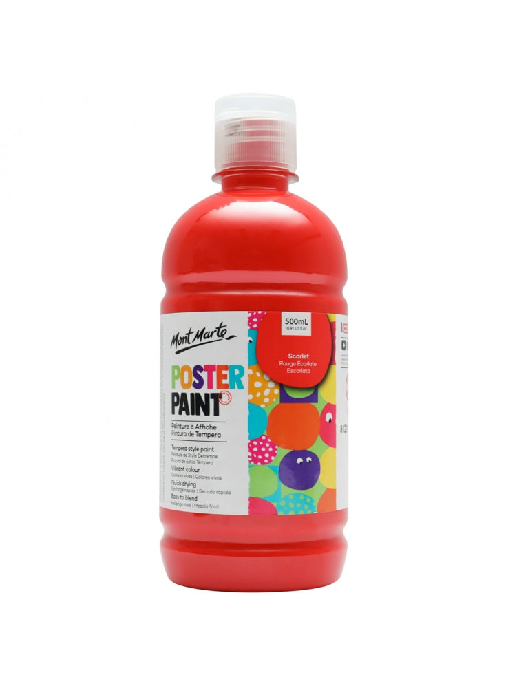 MM Poster Paint 500ml - Scarlet