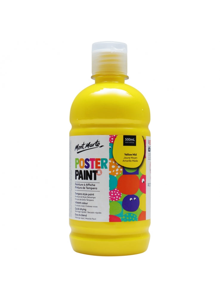 MM Poster Paint 500ml - Yellow Mid