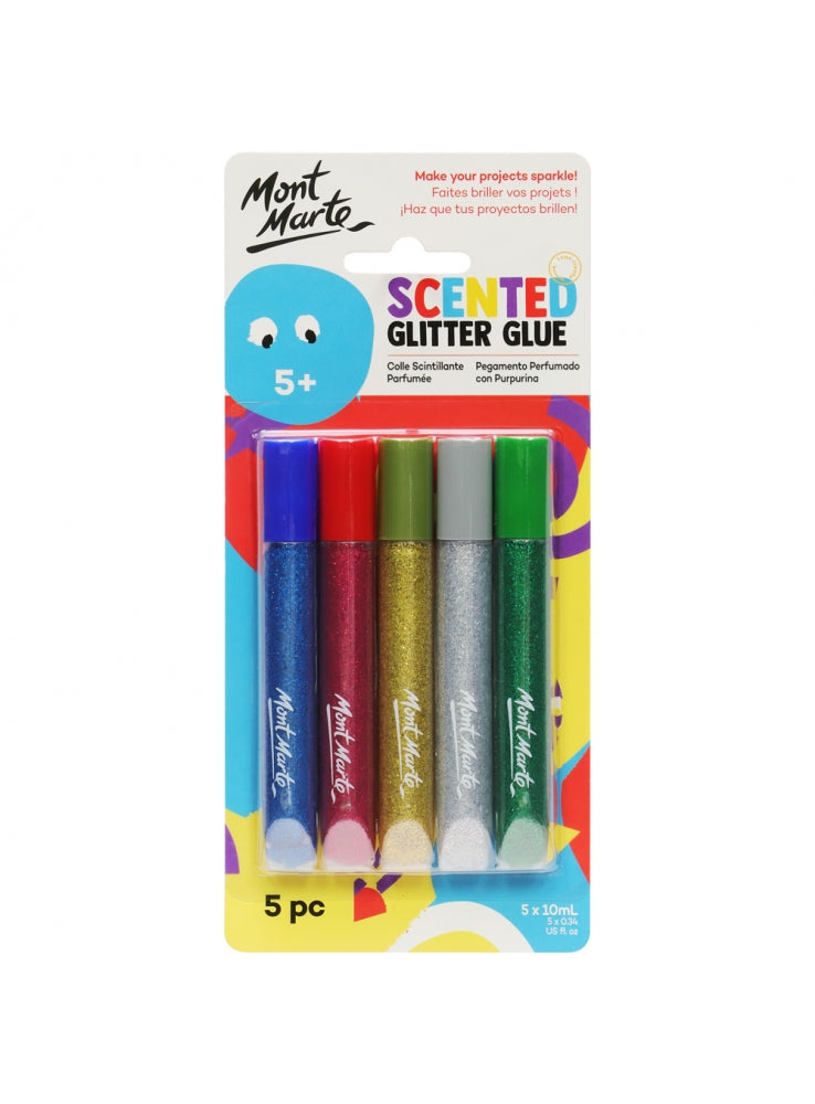 MM Scented Glitter Glue 5pc