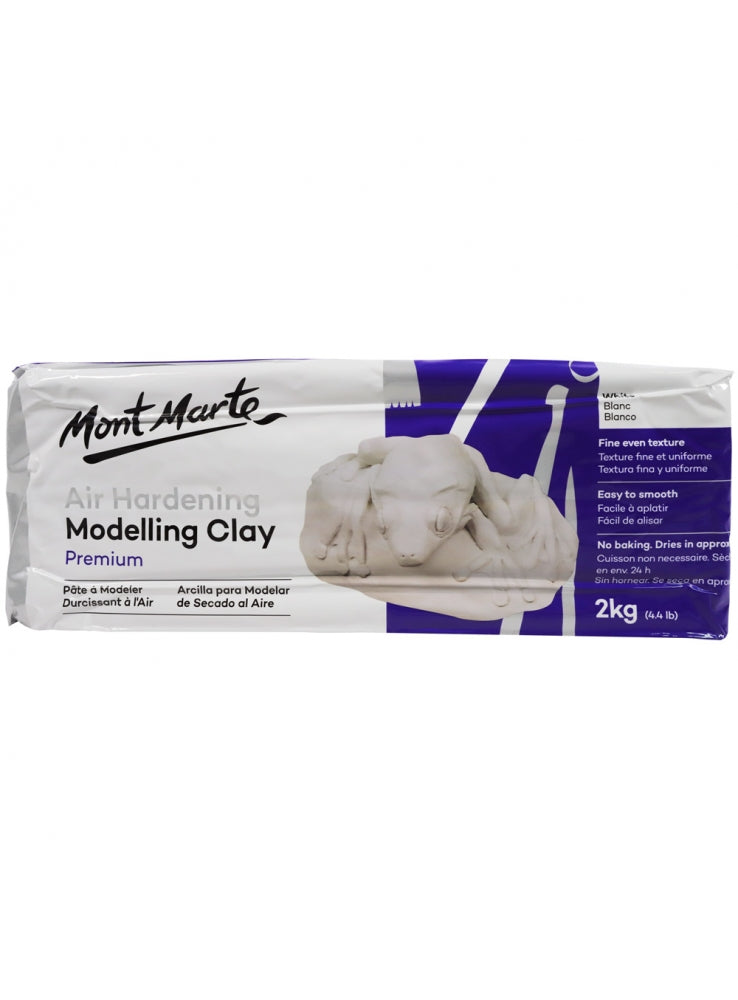 MM Air Hardening Modelling Clay - White 2kg