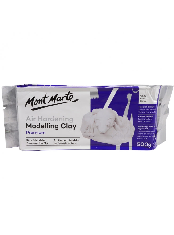 MM Air Hardening Modelling Clay - White 500g