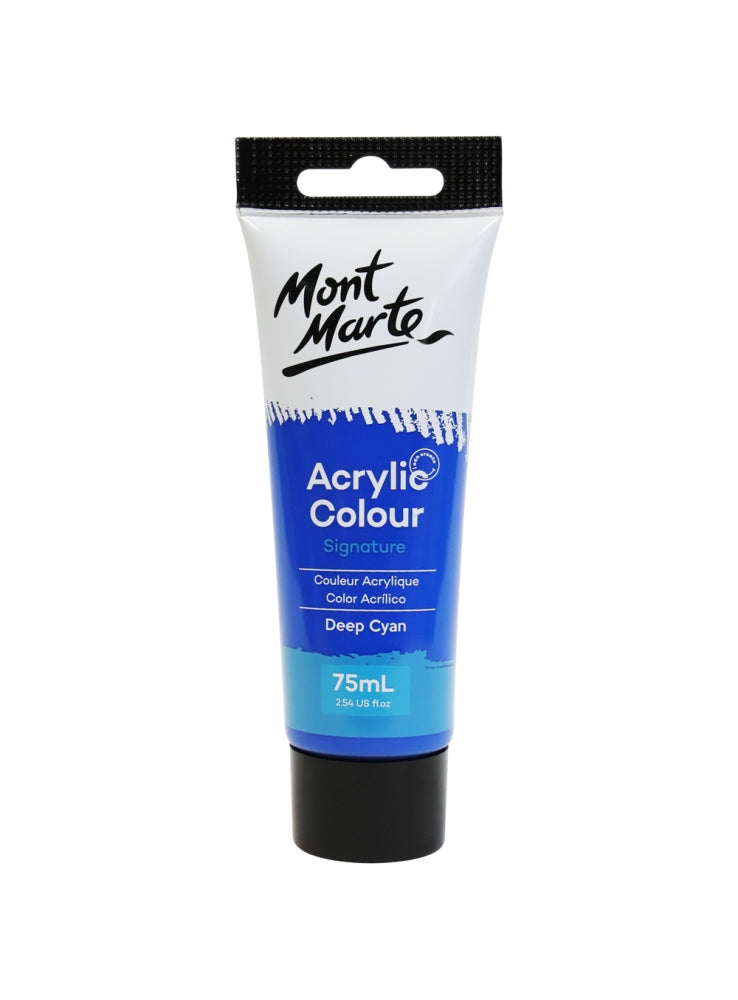 MM Acrylic Colour Paint 75ml - Deep Cyan Blue