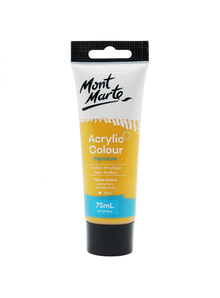 MM Acrylic Colour Paint 75ml - Yellow Ochre