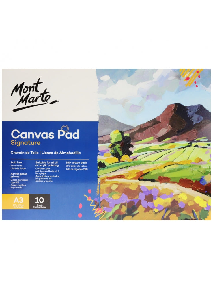 MM Canvas Pad 10 Sheet A3