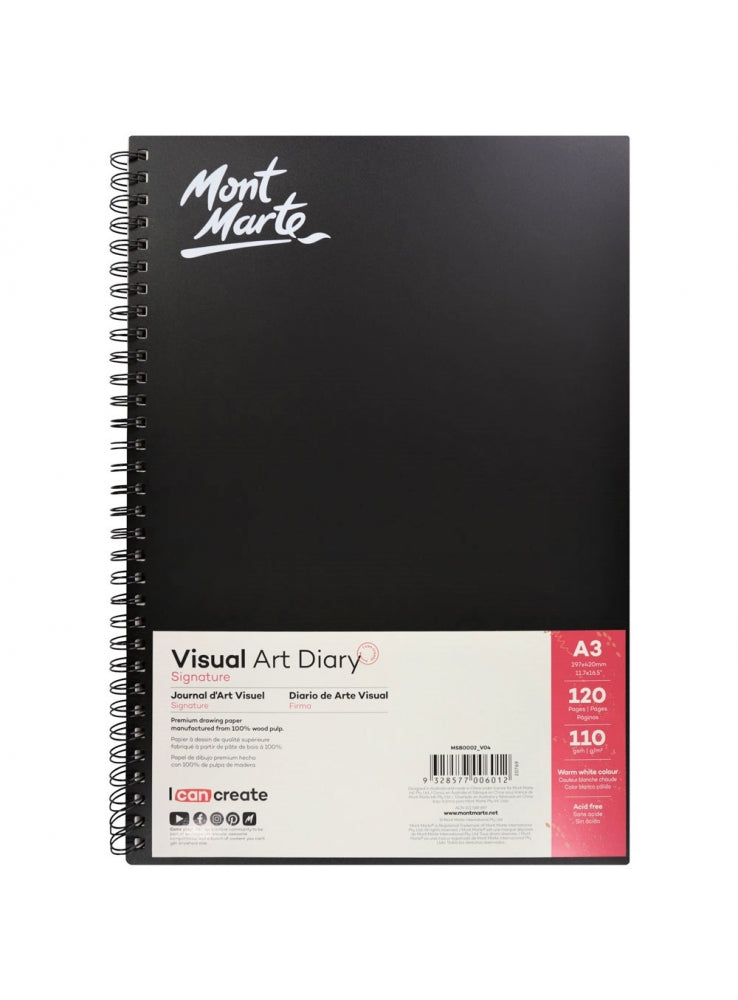 MM Visual Art Diary A3 120page